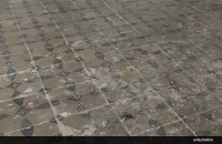 suelo hidraulico con manchas de cemento